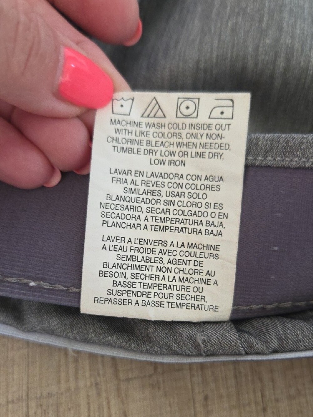Lee Wide Leg Women's Pants in Gray - Picture 6 of 6